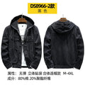 Veste Jean Homme À Capuche – Casual Manches Longues Printemps Été 2025