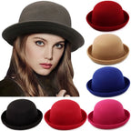 Fashion Vintage Not Deformed Beanie Cap Fedora Beret Floppy Bowler Felt Hat