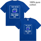 Custom-Made Men's T-Shirts Are Suitable for Team Gatherings, Gyms,