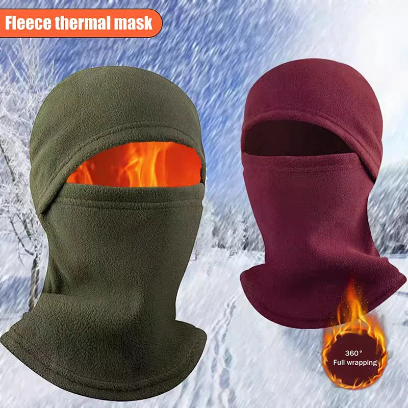 Cagoule polaire d’hiver pour les sorties en plein air