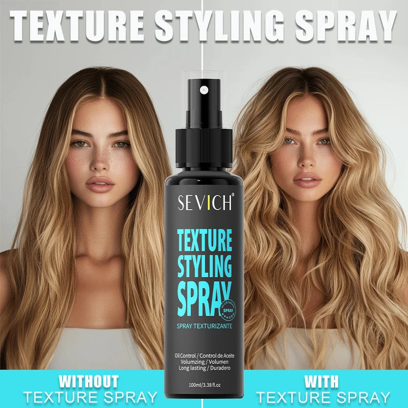 3 Secs Texture Styling Spray for Hair Men & Women,Adds Instant Volume, Texture, Thickness, & Light Hold Texturizing & Thickenin