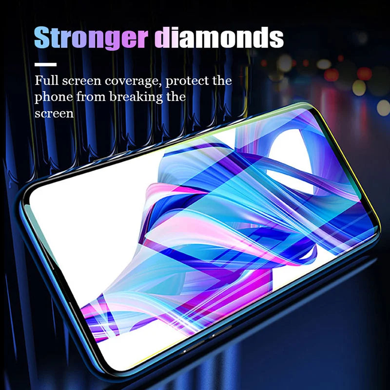 4PCS Screen Protector For Xiaomi Redmi Note 10 11 12 9 8 7 Pro 9A 9C Glass Protective 10S 8T