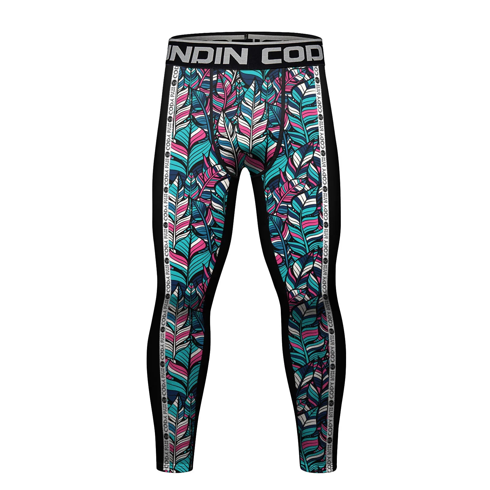 Legging Compression MMA Homme – BJJ Kickboxing Fitness Impression 3D