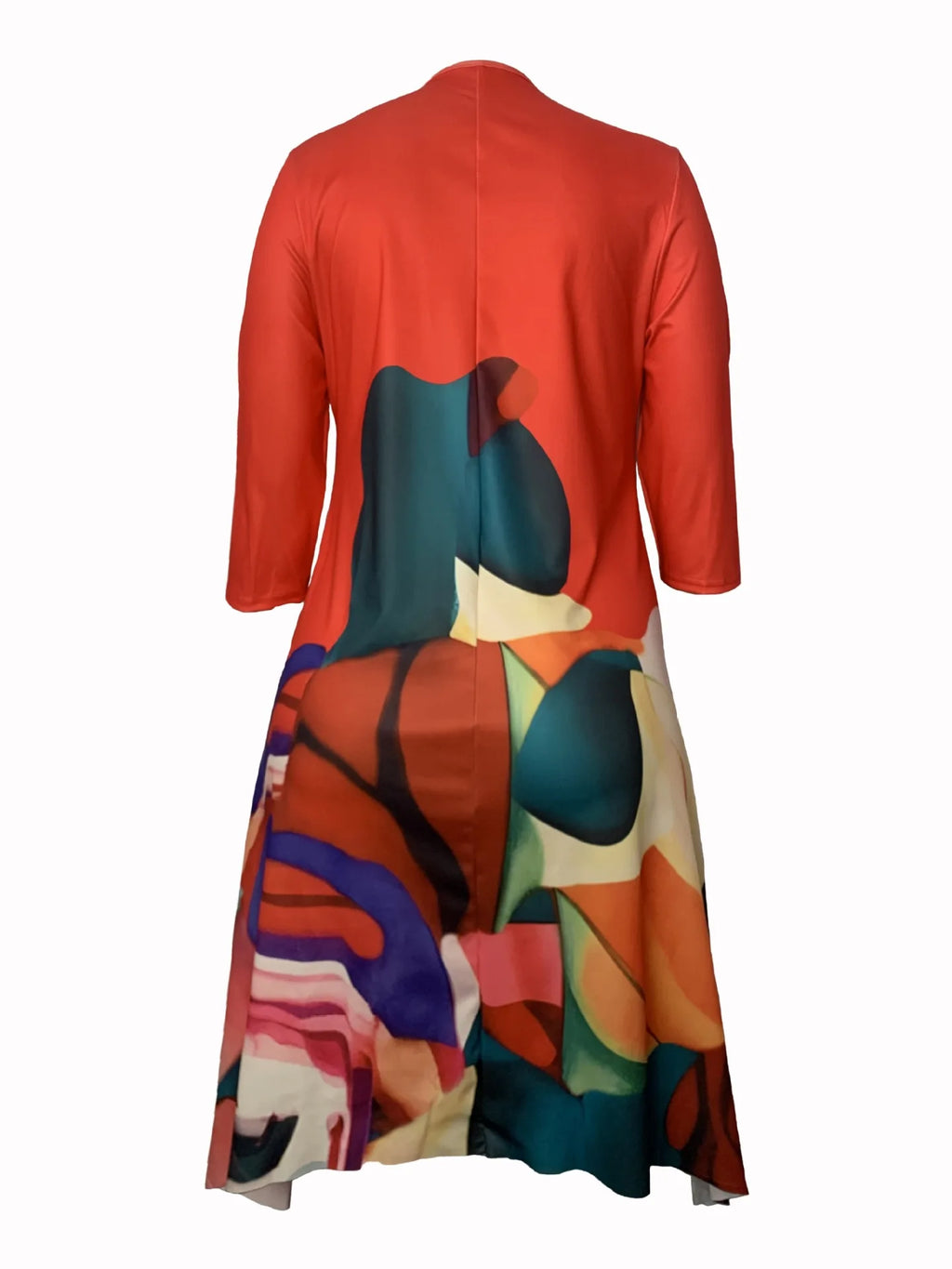 Casual Long Sleeve Woman Dress Office Lady Spring Summer Fashion Elegant O-neck Floral Print Dresses For Women 2024 Female