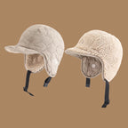 Winter Men Women Trapper Aviator Trooper Earflap Warm Waterproof Ski Down Hat Bomber Cap Ear Protectors Hats Reversible Wearable
