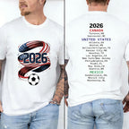2026 Soccer Part Supplies T-shirts North America Soccer T-Shirt Host