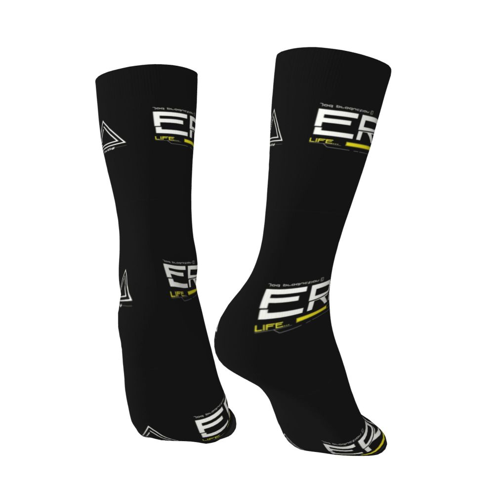 Techwear Men's Crew Socks Unisex Fun Japanese Future Tech Street Wear Style Spring Summer Autumn Winter Dress Socks