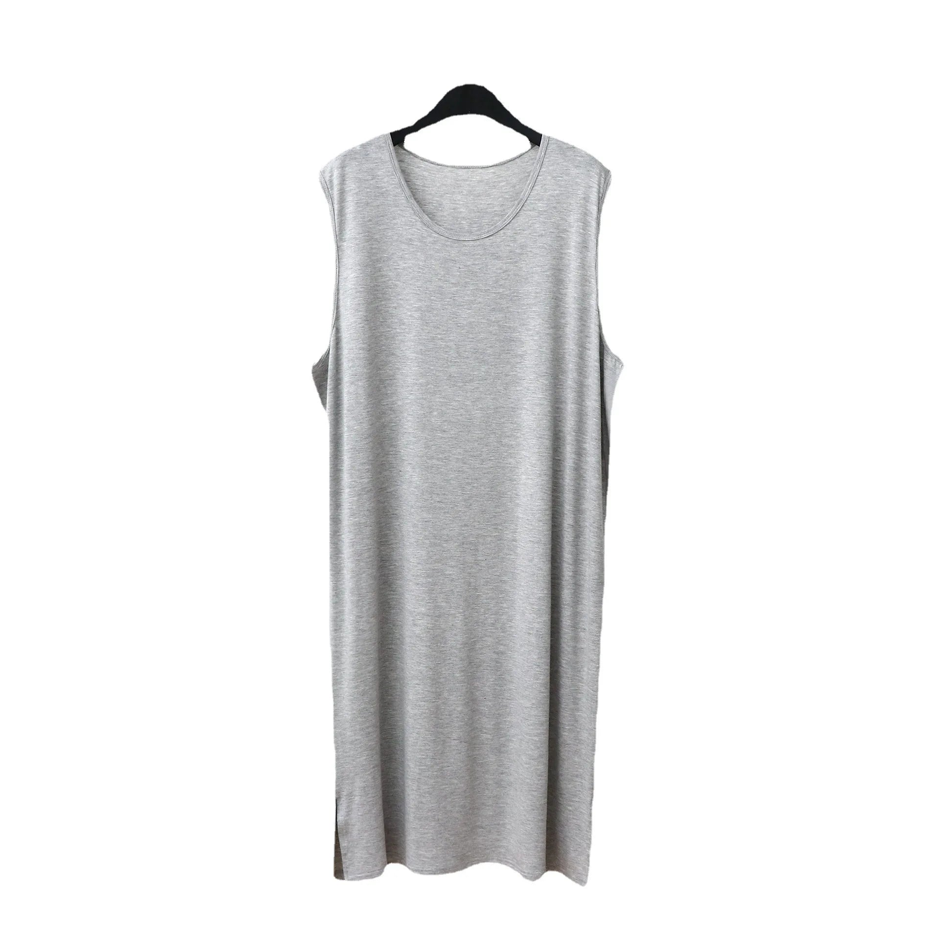 Men's Sleepwear Vest Long Dress Comfortable Home Clothes Bathrobe Sexy Nightwear Spring Summer Autumn Winter Youth Pajamas ﻿