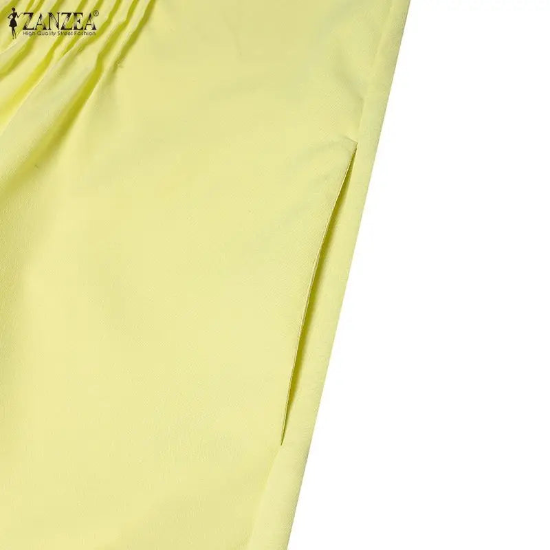 Women Bohemian Dresses Short Robe Solid Color Casual Loose Mini Vestidos 2026 ZANZEA Sleeveless Tank Summer Party Sundress