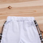 2pcs IURNXB Baby Clothes Set Infant Short Sleeve Tees+Shorts Cartoon