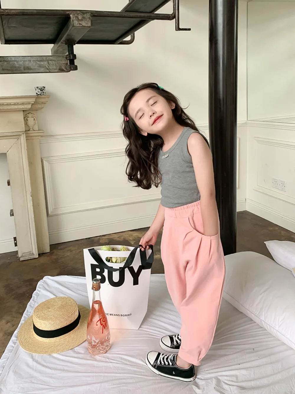 Kids Underwear Girls Tops Vests Children Summer Vest Tops for Boys Solid Tank Top Boy Clothes Cotton Tees Sleeveless 2 To 8Y