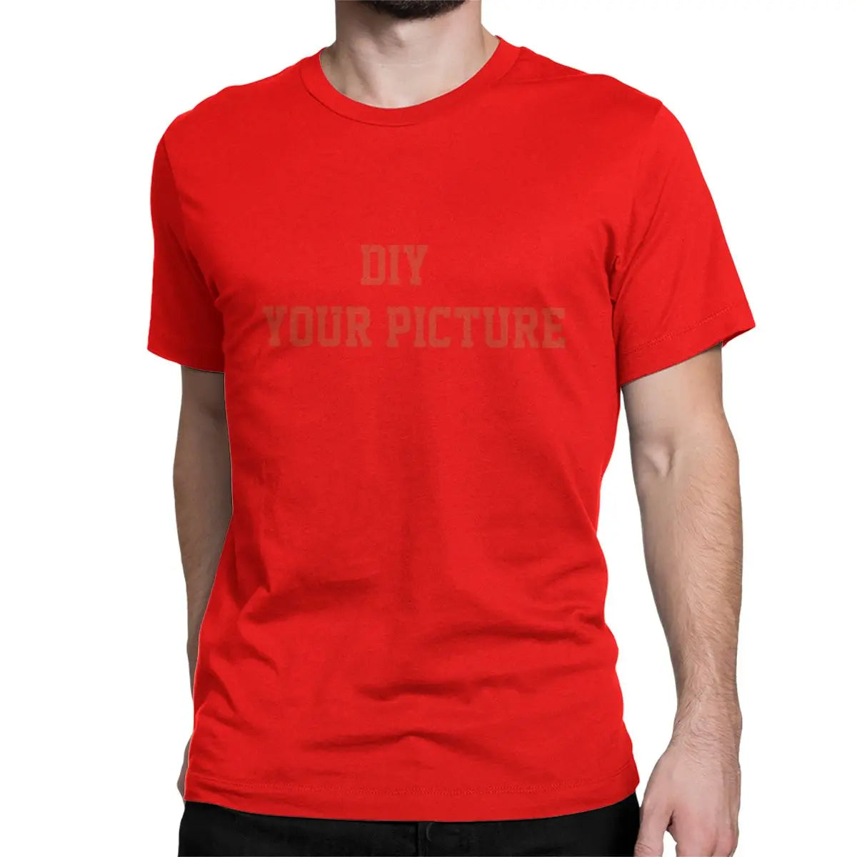 DIY T Shirts Men Women's 100% Cotton Creative T-Shirt Crew Neck Customized Tees Short Sleeve Tops Gift Idea