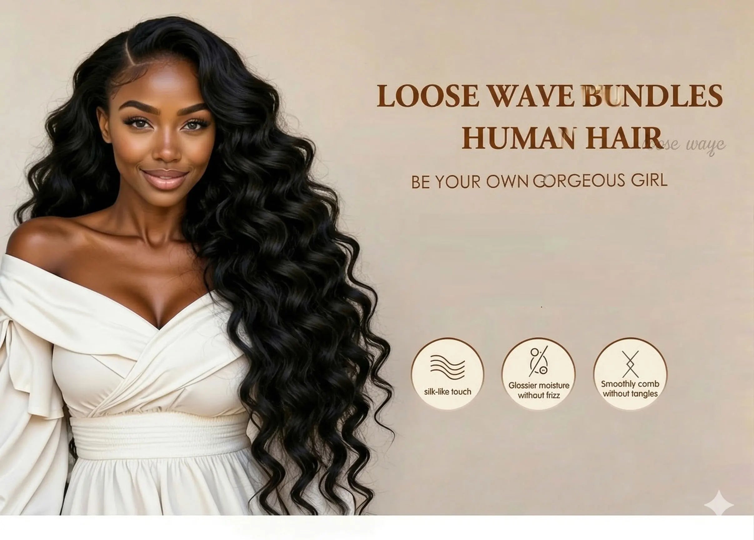 30 40 Inch Loose Wave Bundles 3 4 5Pcs Raw Virgin Unprocessed Human Hair Brazilian Loose Deep Wave Human Hair Bundles Extensions