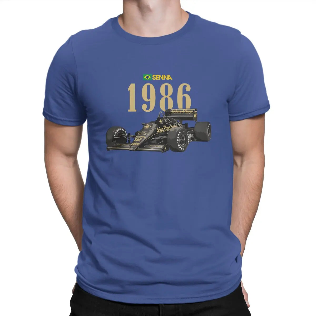 T-shirt Ayrton Senna homme – Streetwear motorsport en coton