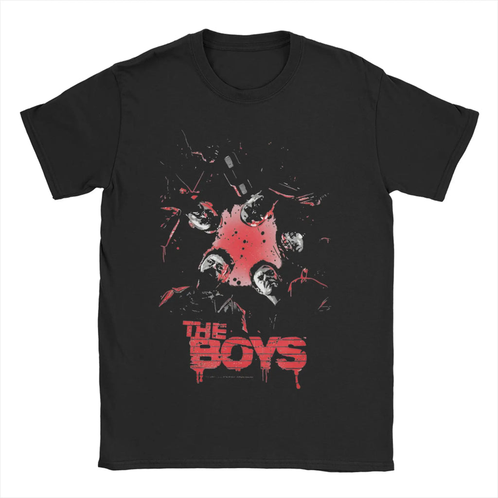Vintage The Boys Homelander Saving America  T-Shirt for Men Crew Neck Cotton T Shirt  Short Sleeve Tee Shirt Gift Idea Clothes