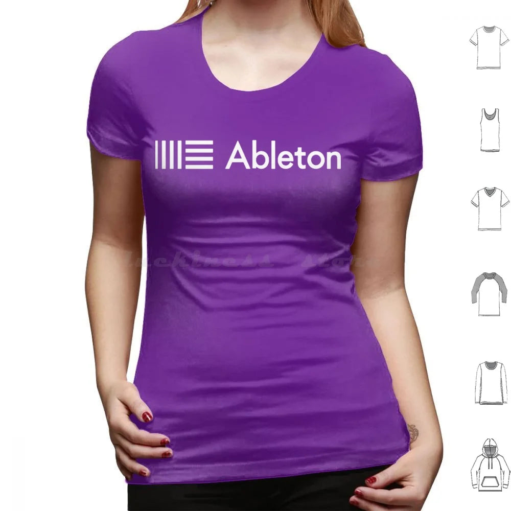 Ableton Live Logo Essential T Shirt Cotton Men Women DIY Print Ableton Live Logo Essential