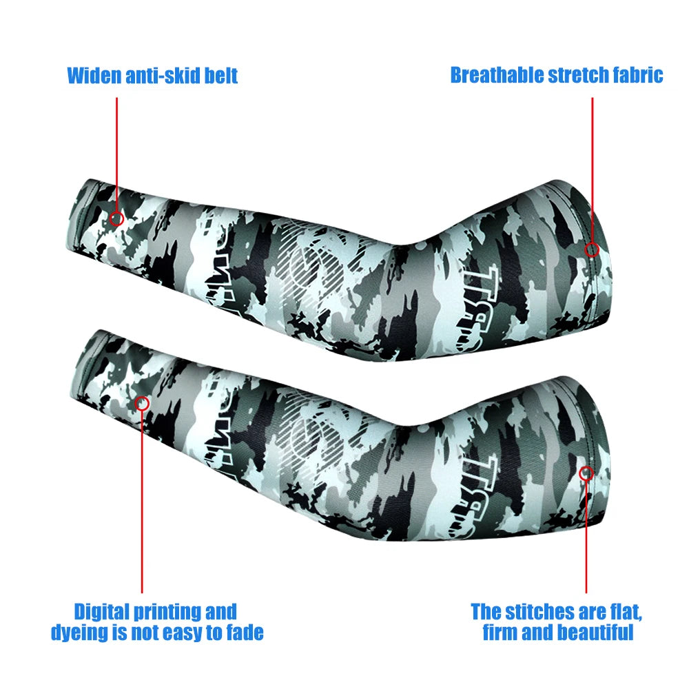 Manchons de Compression Sport UPF50+ – Protection UV Basketball Cyclisme