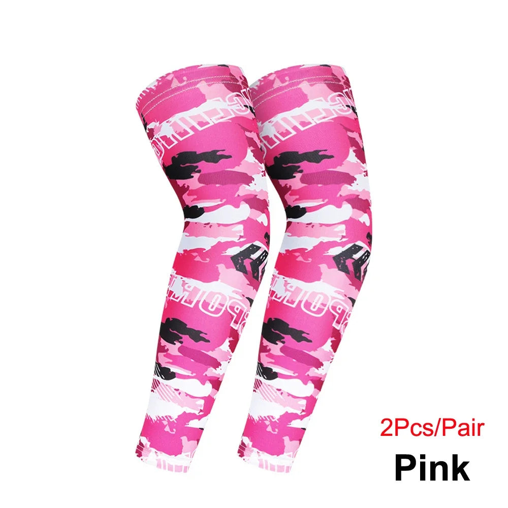 Manchons de Compression Sport UPF50+ – Protection UV Basketball Cyclisme