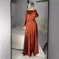 Robe longue femme type abaya – Coupe élégante