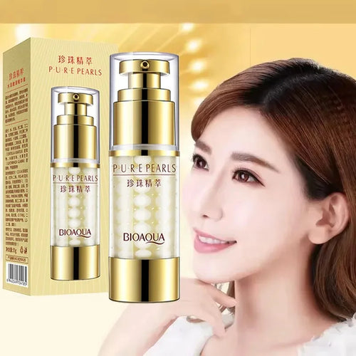 25g BIOAQUA Pearl Essence Moist Tender Smooth Essence Nourishes Moisturize Hydrate Repair Face Cream Facial Skincare Product