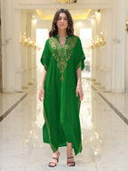 Boho Dress Women's Fashion Cotton Embroidered Beach Sun Protection
