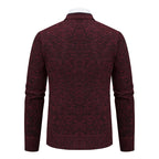Cardigan Tricot Homme Col V – Pull Casual Chaud Automne Hiver M-4XL