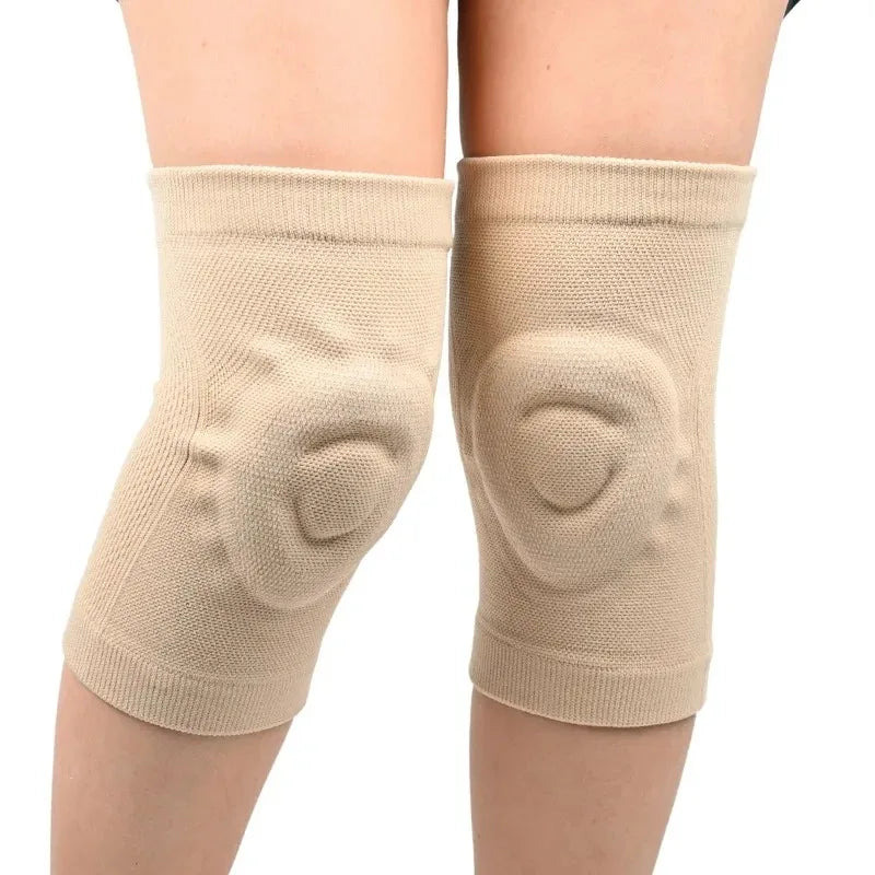 Genouillère Silicone Sport – Protection Basketball Cyclisme Patinage Unisexe