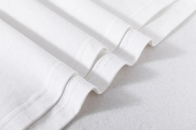 T-shirt imprimé unisexe Y2K – 100 % coton streetwear
