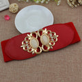 Fashion Women Retro Elastic Stretchy Dress Narrow Waist Belts Dress Accessories