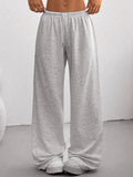 Summer New Women's Trousers Streetwear Fashion Casual Slim Versatile Lace-up Trousers Solid Sexy Elegant Female Pants Clothing