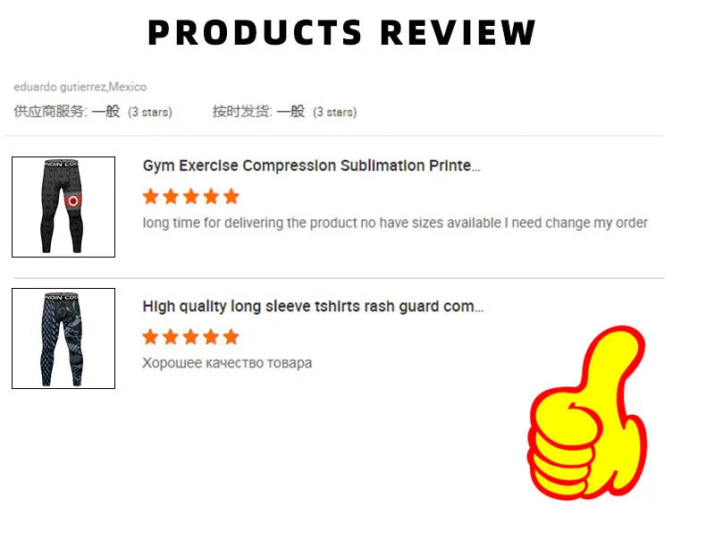 Legging Compression MMA Homme – BJJ Kickboxing Fitness Impression 3D