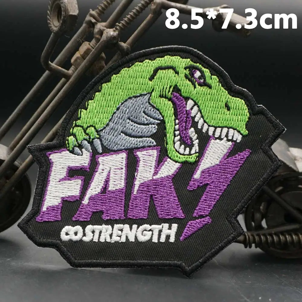 Patch brodé haltérophilie — À coudre sur vêtements, sacs et casquettes
