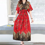 Robe Longue Bohème Imprimée