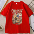 Vintage Country Music Merch T-shirt for Men Women Retro Western Cowboy T Shirt Soft Breathable Round Neck Tees Unisex Clothes
