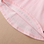 Robe fille sans manches – Style marin et nœud rayé