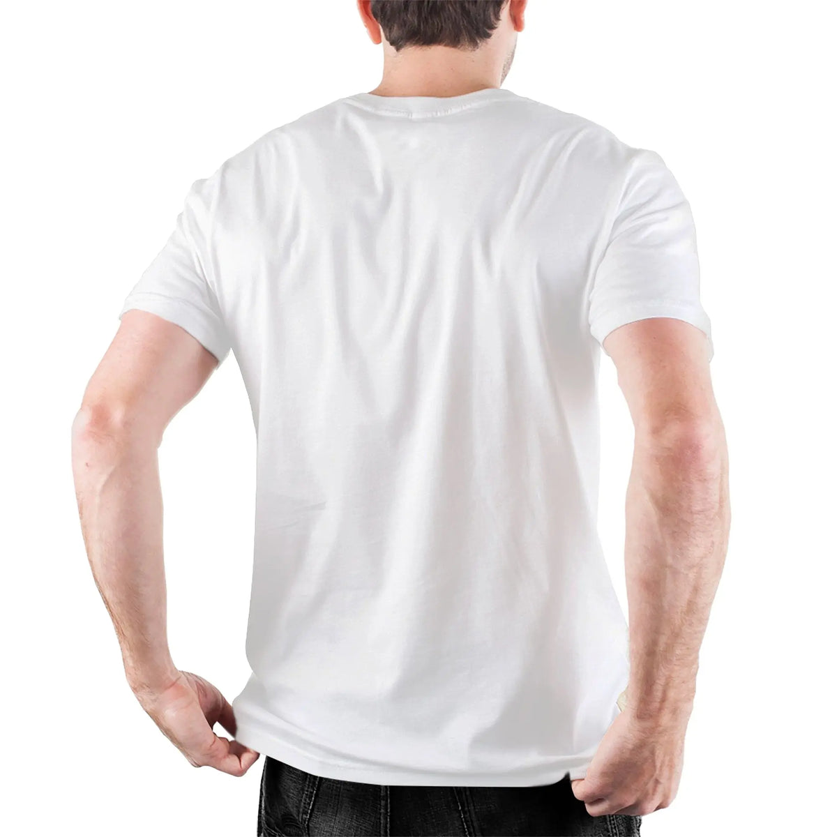 Men Women T-Shirts DIY Novelty Pure Cotton Tee Shirt Short Sleeve  T Shirts Round Collar Tops Plus Size Gift