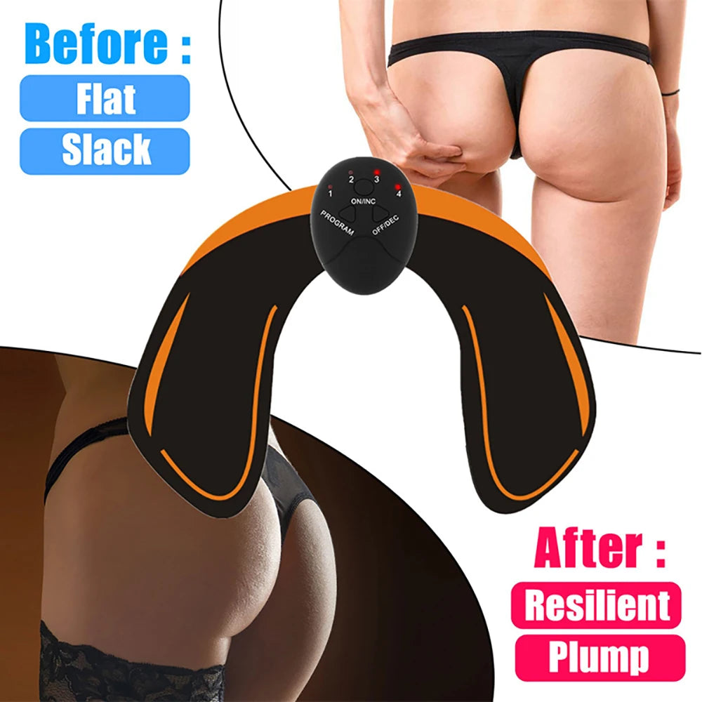 Stimulateur Musculaire EMS Sans Fil – Fessiers Abdominaux Minceur 6 Modes
