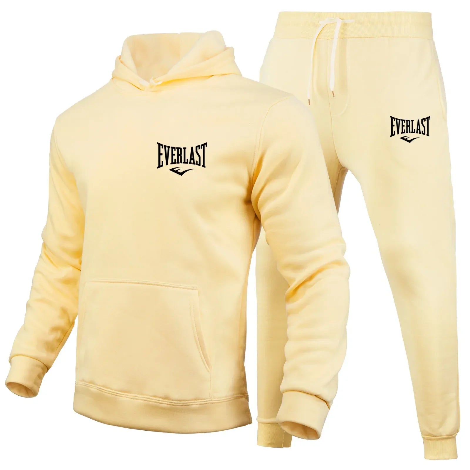 2025 Hot-selling Everlast men's sportswear sets, hooded sweatshirts, sweatpants, casual and fashionable sportswear