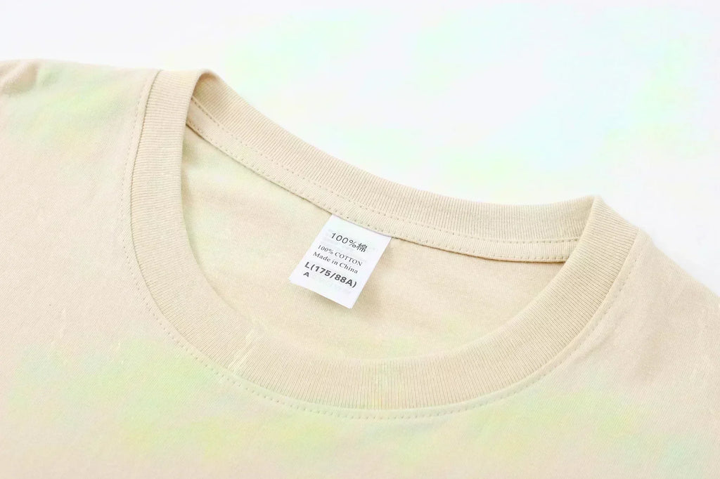 2026 Spring and summer American New Pure Cotton T-shirt with Round Neck, High-quality Luxury, Best-selling and Trendy Style