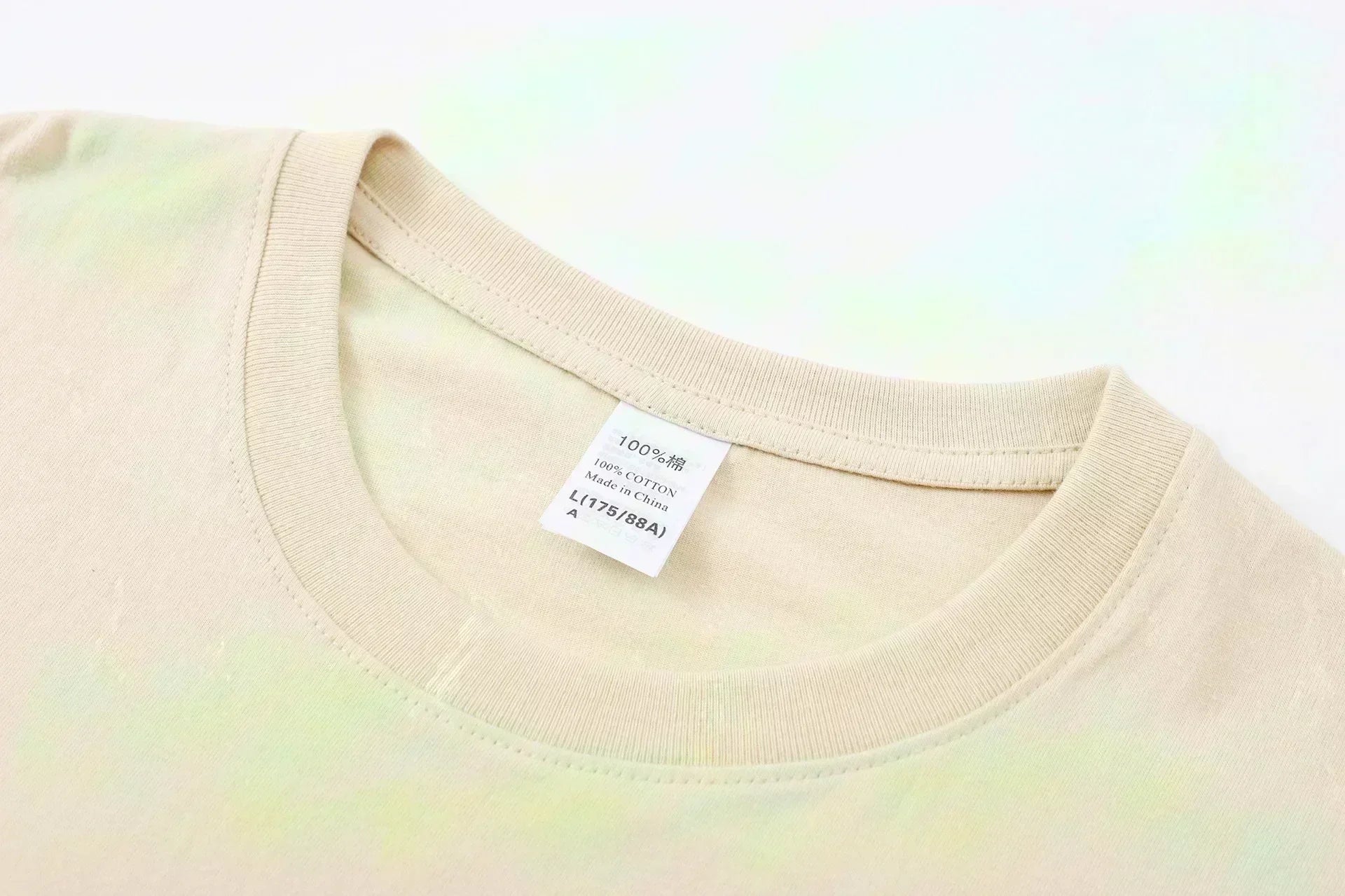 2026 Spring and summer American New Pure Cotton T-shirt with Round Neck, High-quality Luxury, Best-selling and Trendy Style