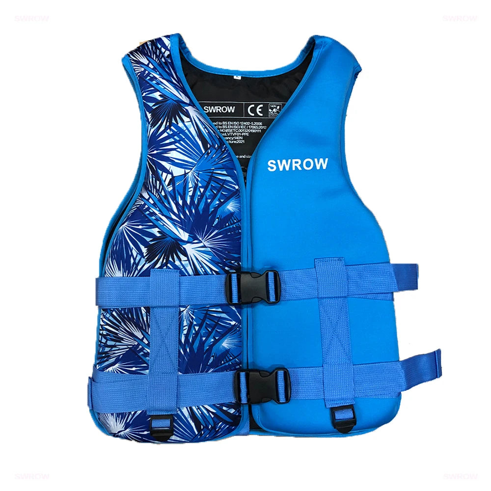 Gilet de Sauvetage Néoprène – Sport Nautique Bateau Kayak Adulte Enfant XS-2XL