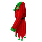 Enfant Elf Costume Christmas Toddler Niño Red Velvet Holiday Elfs Outfit Fancy Dress Up Costumes For Enfants New Arrivals 2026