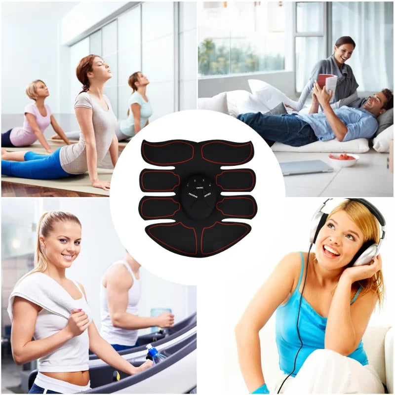 Stimulateur Musculaire EMS Sans Fil – Abdominaux Massage Corporel Certifié CE
