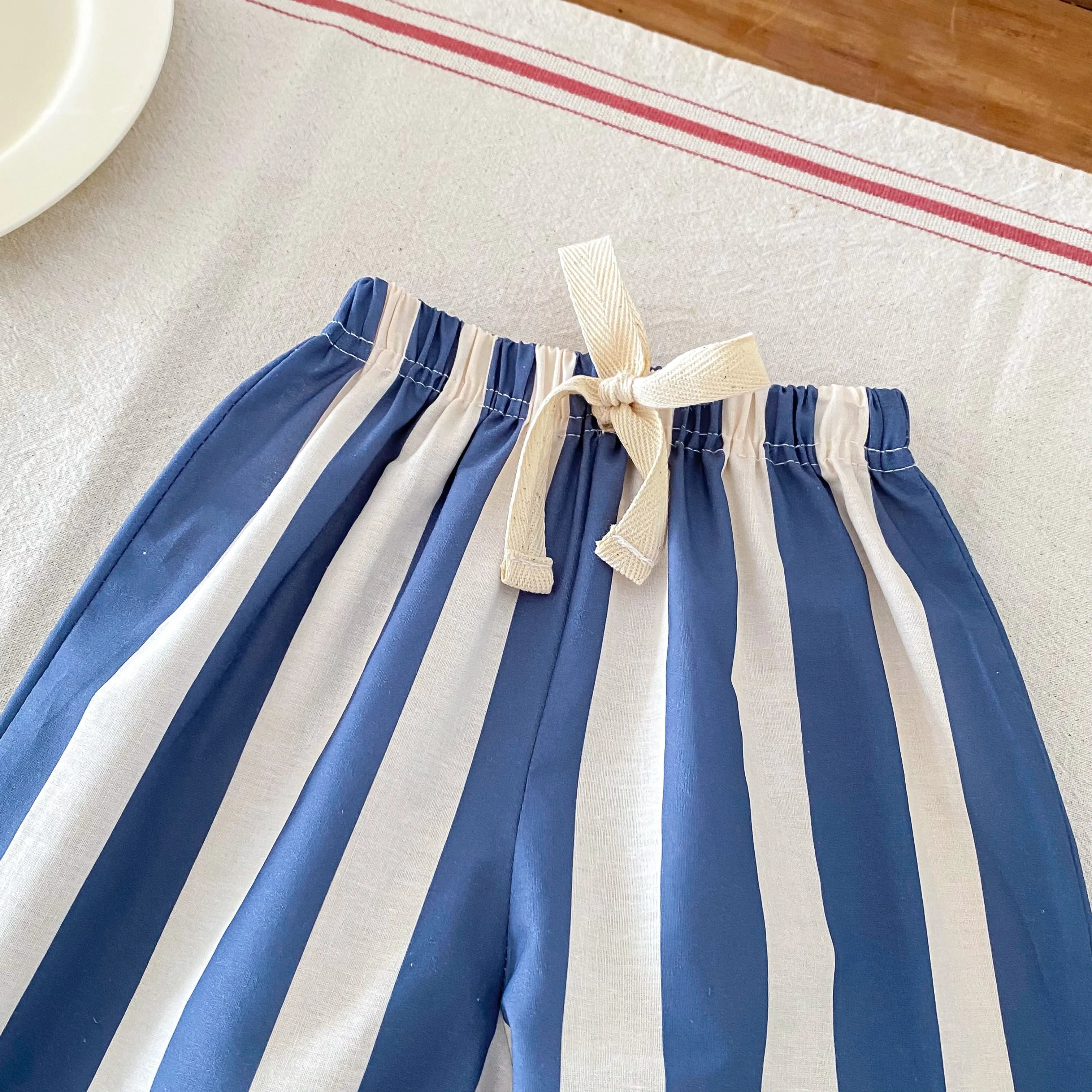 Fashion Striped Trousers For Children's Clothes Summer Thin Loose Casual Kids Harem Pants Toddler Costume Boys Girls Long Pant