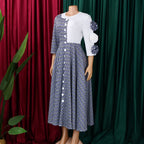 Elegant Dresses for Women 2025 Fall Fashion African 3/4 Sleeve Party