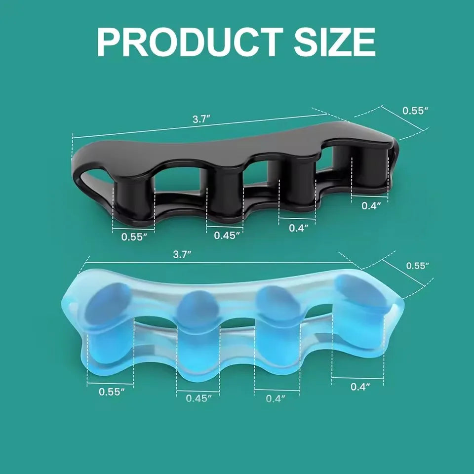 Toe Separators Doctor Recommended Correct Foot and Bunion Pain,Plantar Fasciitis Toe Straightener To Improve Functional Mobility