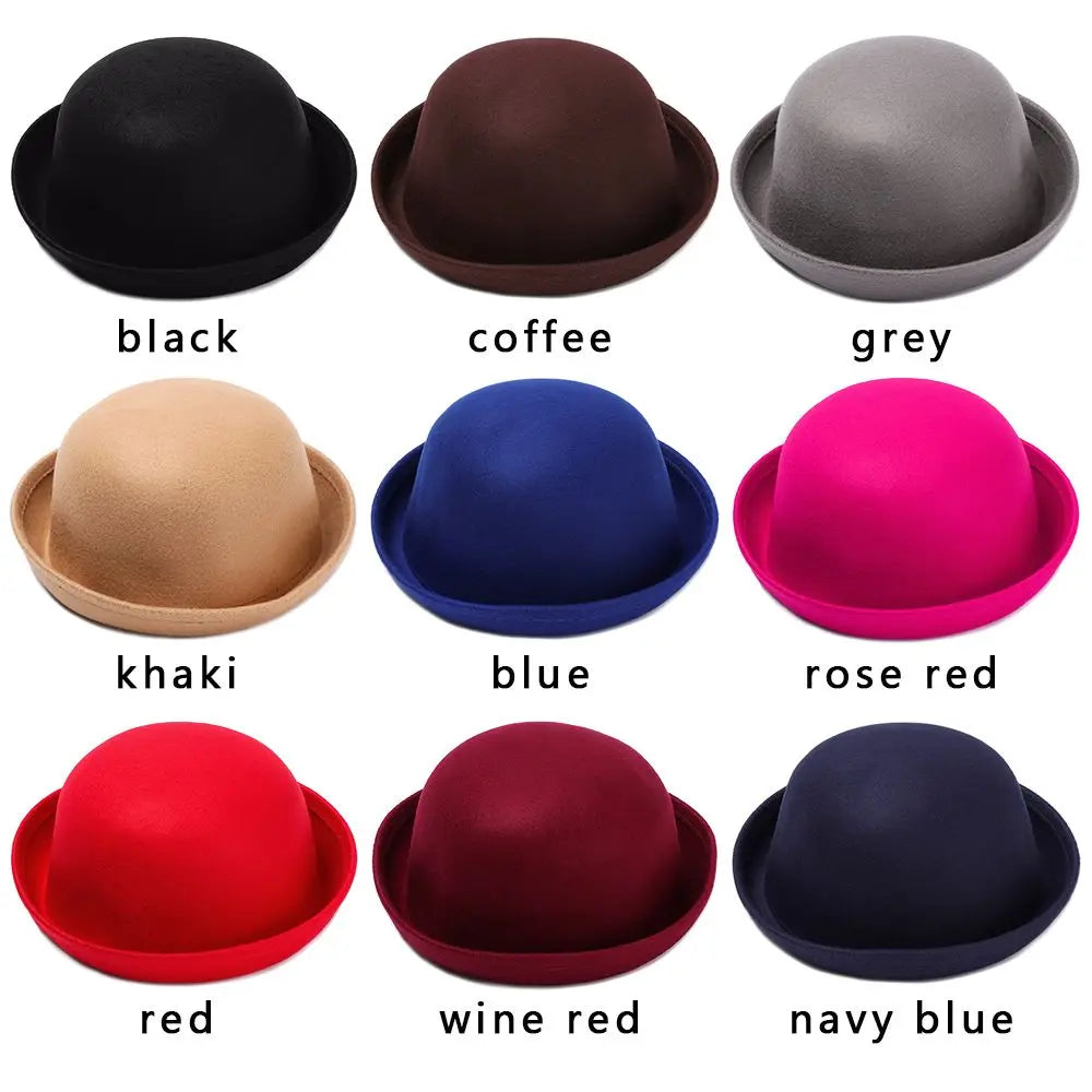 Fashion Vintage Not Deformed Beanie Cap Fedora Beret Floppy Bowler Felt Hat