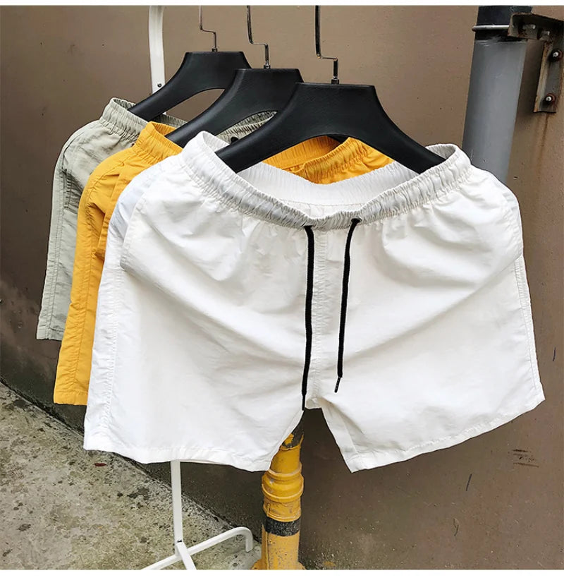 Men Summer Swim Shorts Trunks Beach Board Shorts waterproof Men's Running Sports Surffing Casual Short pants beach fitness pants