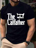 T-shirt oversize The Catfather – Style vintage