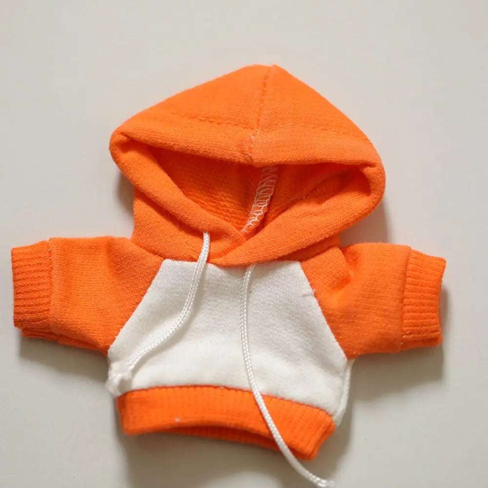 Handmade Cute Hoodies For 10cm Cotton Dolls Casual Wear Sweatshirt Outfits Fashion Clothes Dolls Accessories Kids Toys Gifts